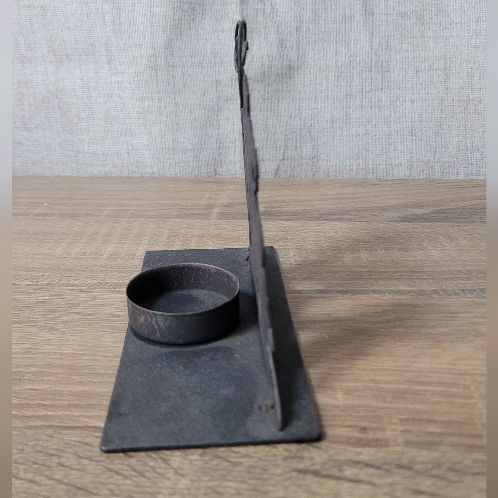 Rustic Cowboy Silhouette Tealight Holder - Black - Picture 10 of 14